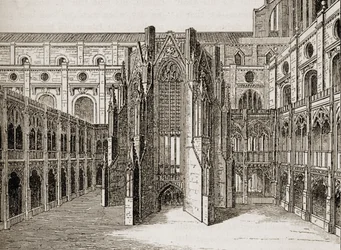 La sala capitular de la antigua Catedral de San Pablo